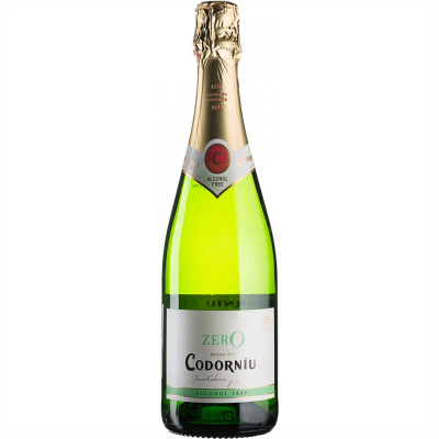 Изображение товара Игристое вино белое сухое Codorniu Zero 0,75 л безалкогольное Изображение товара Игристое вино белое сухое Codorniu Zero 0,75 л безалкогольное