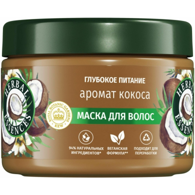 Изображение товара Маска для волос Herbal Essences Кокос 300 мл Изображение товара Маска для волос Herbal Essences Кокос 300 мл