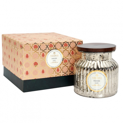 Изображение товара Ароматическая свеча Veedaa Persian Oud в стекле с соевым воском