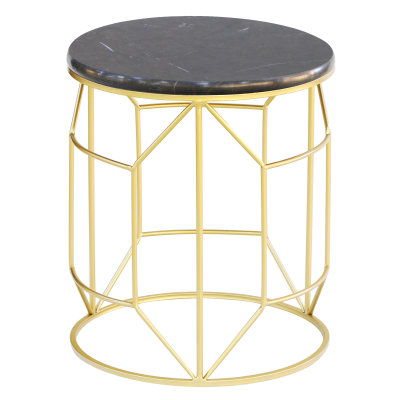 Изображение товара Столик интерьерный Glasar 35х35х45 см с черным мрамором