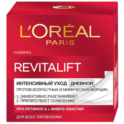 Изображение товара Дневной крем для лица L'Oreal Paris Revitalift 50 мл для ухода за зрелой кожей