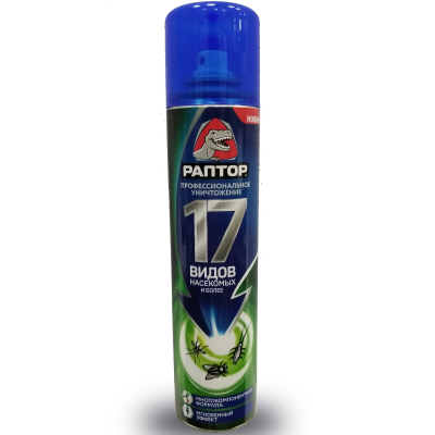 Изображение товара Аэрозоль Раптор профессиональное уничтожение насекомых 275 мл