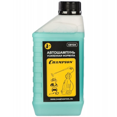 Изображение товара Автошампунь Champion C8124 с усиленной формулой 1л