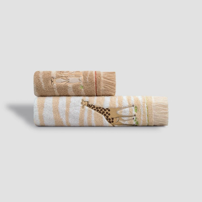 Изображение товара Полотенце Kids by Togas Сафари бежевое 70х130 см