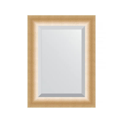 Изображение товара Зеркало с фацетом в багетной раме Evoform травленое золото 87 мм 56х76 см 