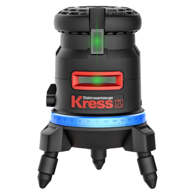 Изображение товара Лазерный нивелир Kress KI100S с зеленым лазером и IP54