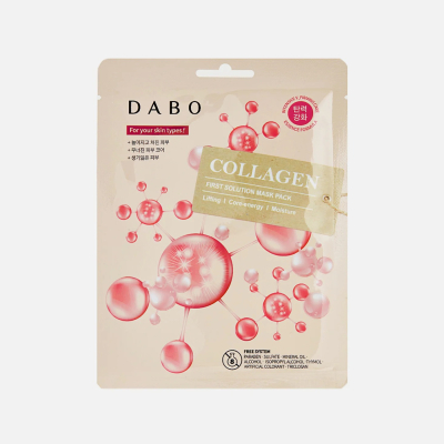 Изображение товара Маска тканевая для лица Dabo с коллагеном 23 г увлажнение и омоложение