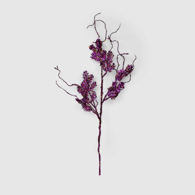 Изображение товара Веточка искусственная Конэко-О блестящая, фиолетовая