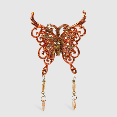 Изображение товара Новогоднее украшение бабочка Decormaker 10,5 см подвесное пластик