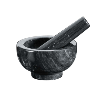 Изображение товара Ступка и пестик Kuchenprofi из мрамора 11 см черная Германия
