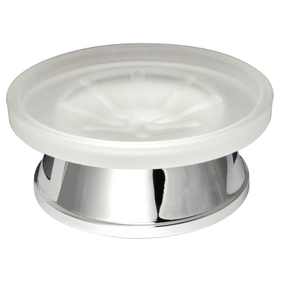 Изображение товара Мыльница WasserKraft K-2429 из металла и стекла для ванной комнаты Изображение товара Мыльница WasserKraft K-2429 из металла и стекла для ванной комнаты