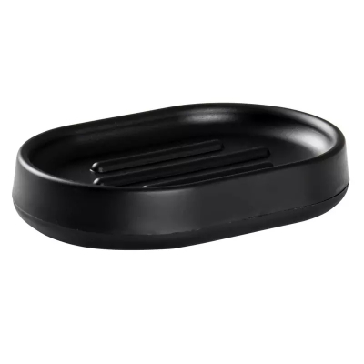 Изображение товара Мыльница Ridder Kira черная из пластика для ванной комнаты Изображение товара Мыльница Ridder Kira черная из пластика для ванной комнаты