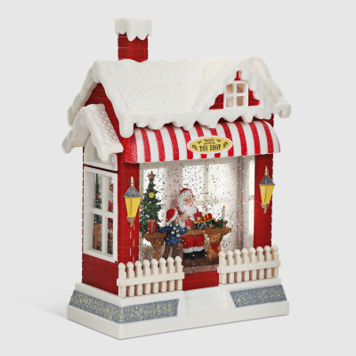 Изображение товара Фонарь декоративный Victory Technology Дом деда мороза 17,5х8,7х25,5 см