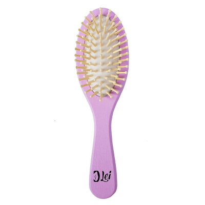 Изображение товара Массажная расчёска Lei 210 для волос розовая деревянная