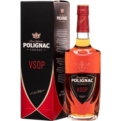 Изображение товара Коньяк "Prince Hubert de Polignac" VSOP, в подарочной упаковке, 0.7 л