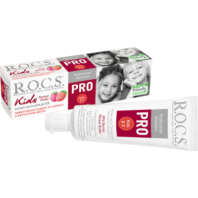 Изображение товара Детская зубная паста R.O.C.S. Pro Kids Лесные ягоды 45 г безопасная для детей