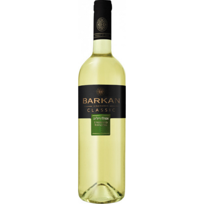Изображение товара Вино белое полусухое Barkan "Classic" Emerald Riesling 0,75 л