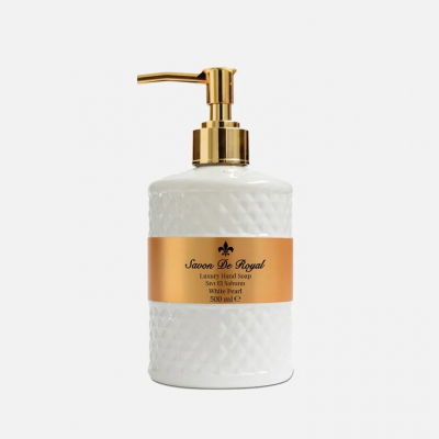 Изображение товара Жидкое моливо для рук Savon de Royal White Pearl 500мл мягкое увлажняющее Изображение товара Жидкое моливо для рук Savon de Royal White Pearl 500мл мягкое увлажняющее
