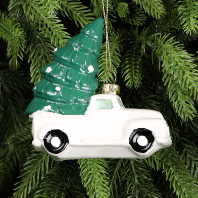 Изображение товара Рождественская машина с ёлочкой Царь-Елка елочные игрушки для праздника