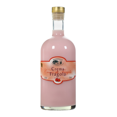 Изображение товара Ликер эмульсионный Morelli crema di fragola/крем клубника , 17,0 %, 1 л.