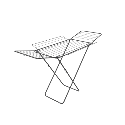 Изображение товара Зал джер сушилка для белья напольная Wings черная 182 см с механизмом бабочка Изображение товара Зал джер сушилка для белья напольная Wings черная 182 см с механизмом бабочка