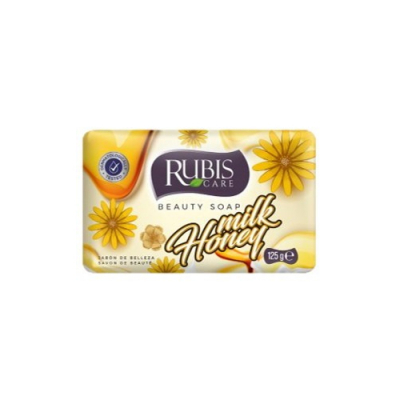 Изображение товара Мыло Rubis milk & honey 125г - нежный уход для кожи Изображение товара Мыло Rubis milk & honey 125г - нежный уход для кожи