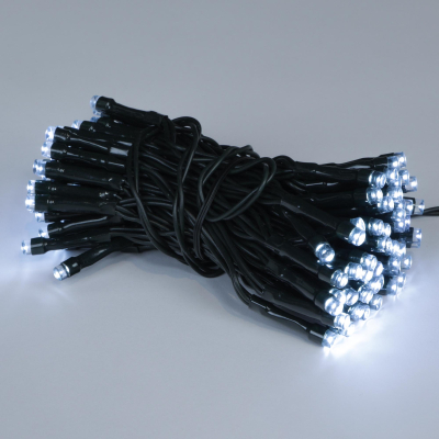 Изображение товара Гирлянда новогодняя Mercury NY 100 LED холодный свет 8 режимов