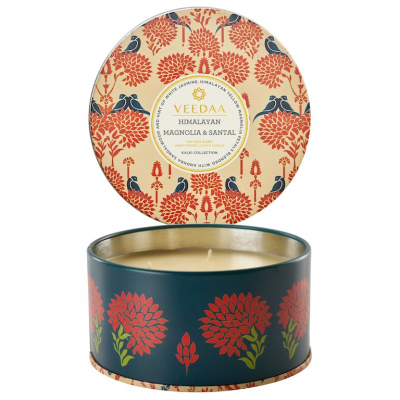 Изображение товара Ароматическая свеча Veedaa Himalayan Magnolia & Santal в жестяной банке