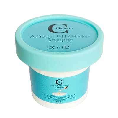 Изображение товара Глиняная маска для лица Claderm Collagen 100 мл с гидролизованным коллагеном