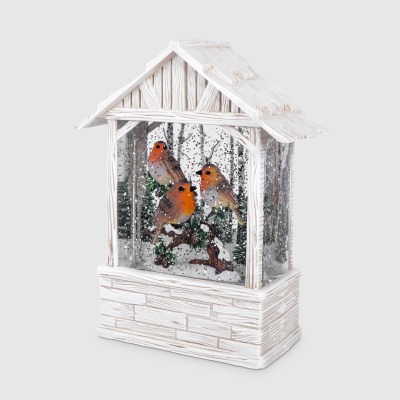 Изображение товара Фонарь Victory Technology новогодний декоративный снегири 15,9х7,6х21 см