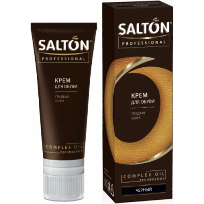 Изображение товара Крем для обуви Salton Professional черный 75 мл - водостойкий и защищающий Изображение товара Крем для обуви Salton Professional черный 75 мл - водостойкий и защищающий