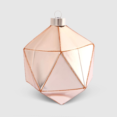 Изображение товара Подвеска стеклянная Yancheng Shiny золотая, 13х14 см