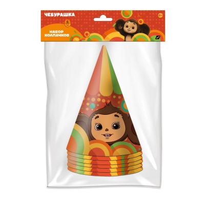 Изображение товара Набор колпачков Чебурашка 6 шт
