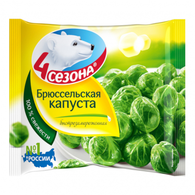 Изображение товара Капуста 4 Сезона брюссельская 400 г