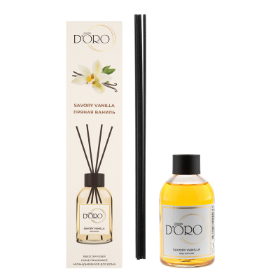 Изображение товара Диффузор Gamma Doro пряная ваниль 100 мл аромат для дома и офиса