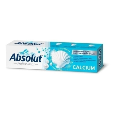 Изображение товара Зубная паста Absolut CALCIUM для восстановления эмали 110 г Изображение товара Зубная паста Absolut CALCIUM для восстановления эмали 110 г