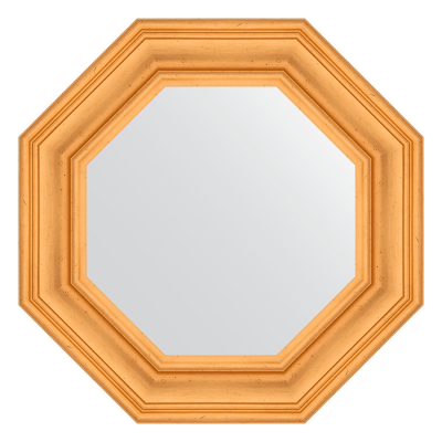 Изображение товара Зеркало в багетной раме Evoform травленое золото 59,2х59,2 см настенное