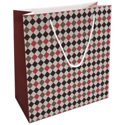 Изображение товара Пакет подарочный Be Smart Cage красный 32х32 см