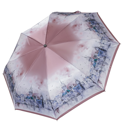 Изображение товара Женский автоматический зонт Fabretti облегченный 3 сложения сатин UFLS0075-12