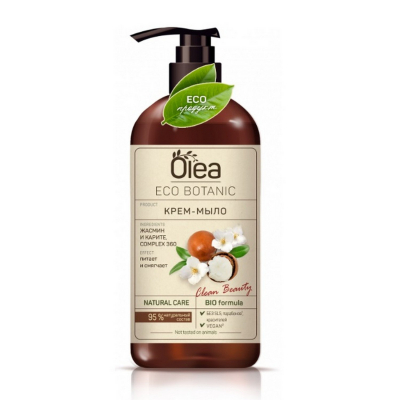 Изображение товара Крем-мыло OLEA Eco Botanic Жасмин и Карите, бутылка с дозатором, 450 мл