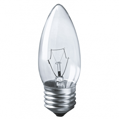 Изображение товара Лампа накаливания Navigator свеча прозрачная 60Вт цоколь E27