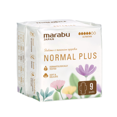 Изображение товара Ультратонкие гигиенические прокладки Marabu 9 шт безопасная защита комфорт Изображение товара Ультратонкие гигиенические прокладки Marabu 9 шт безопасная защита комфорт
