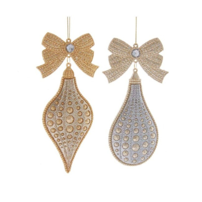 Изображение товара Елочная игрушка капля 17 см Kurt S.Adler подвеска в ассортименте