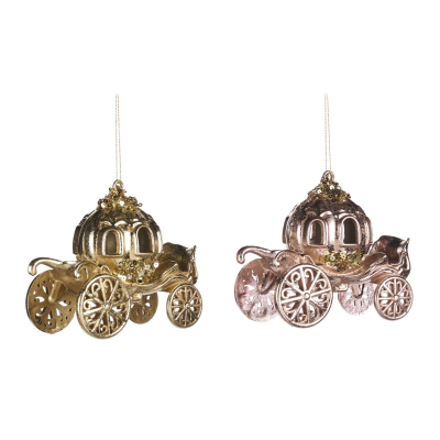 Изображение товара Игрушка ёлочная Goodwill карета в ассортименте 11,5 см