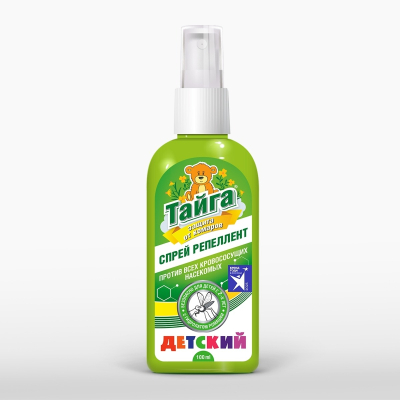 Изображение товара Спрей от комаров Тайга детский репеллент 100 мл