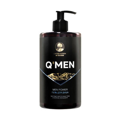 Изображение товара Гель для душа мужской Q'Men Men power 640 мл