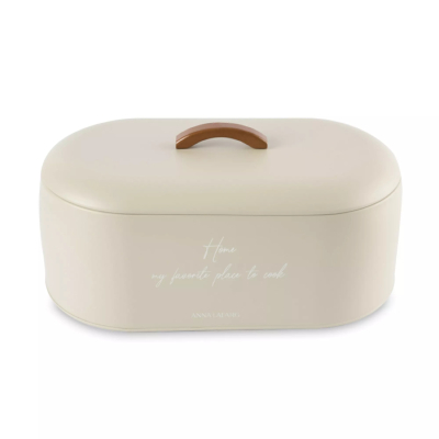 Изображение товара Хлебница Anna Lafarg Retro 36х16х20 см, металл/дерево, бежевый, ANLAF-W7085-3A