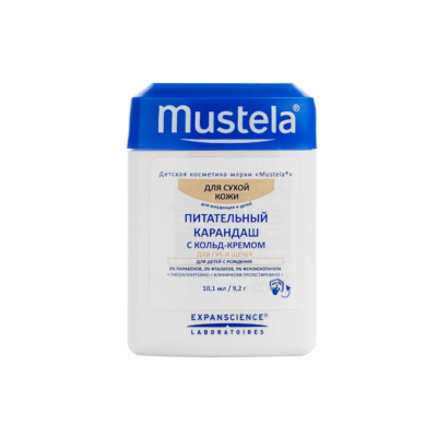 Изображение товара Стик-карандаш Mustela для губ и щечек с кольд-кремом 10 мл Изображение товара Стик-карандаш Mustela для губ и щечек с кольд-кремом 10 мл