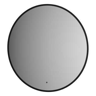 Изображение товара Круглое зеркало с подсветкой DEFESTO LED 15W AURA D, 60 см, черная окантовка