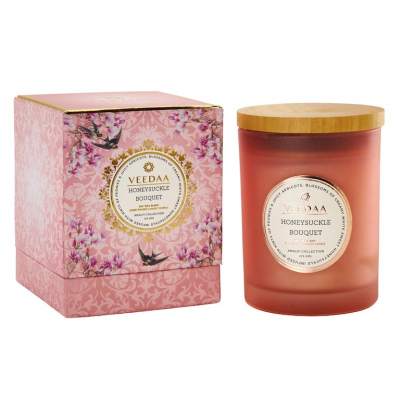 Изображение товара Свеча в стекле Veedaa Ruby Peony & Honeysuckle (8906136680012) 
